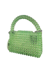 Carica l'immagine nel visualizzatore di Gallery, MBRC borsetta di perle verde prato a mano con tracolla
