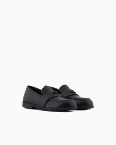 Armani Exchange mocassini donna neri bassi e leggeri