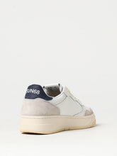 Carica l'immagine nel visualizzatore di Gallery, Sun68 Sneakers Uomo Big Basket Evo in pelle bianco/blu navy
