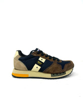 Carica l&#39;immagine nel visualizzatore di Gallery, Blauer sneakers F4QUEENS marroni e blu
