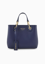 Carica l&#39;immagine nel visualizzatore di Gallery, Emporio Armani Shopper piccola MyEA stampa cervo blu notte
