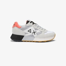 Carica l&#39;immagine nel visualizzatore di Gallery, Sun68 sneakers JAKI 2.0 BICOLOR BIANCO / GRIGIO CHIARO
