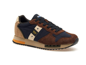 Blauer sneakers F4QUEENS marroni e blu