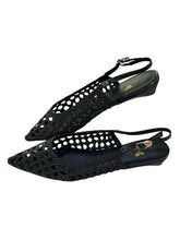 Carica l'immagine nel visualizzatore di Gallery, Braccialini slingback donna traforate nere
