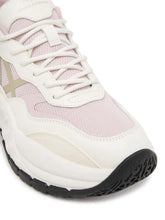 Carica l&#39;immagine nel visualizzatore di Gallery, Armani Exchange Sneakers donna chunky rosa e bianche
