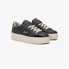 Carica l&#39;immagine nel visualizzatore di Gallery, Sun68 Sneakers donna Big katy leather nere retro leopardato
