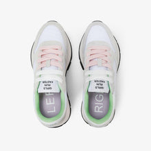 Carica l'immagine nel visualizzatore di Gallery, Sun68 Sneakers donna Ally Solid in suede e nylon bianco multicolor
