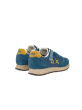 Carica l'immagine nel visualizzatore di Gallery, Sun68 Sneakers Uomo Tom Vintage in nylon e suede blu e giallo
