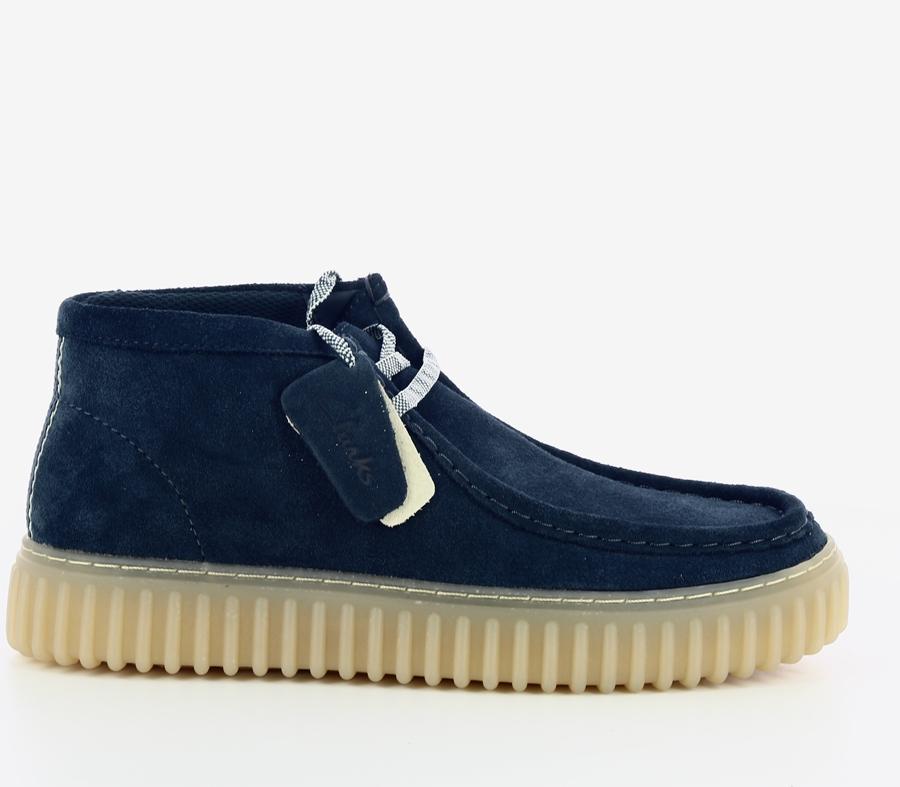 Clarks TORHILL HI CAMOSCIO BLU