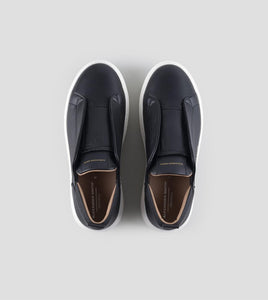 Alexander Smith Wembley Slip-on Uomo in morbida pelle nera