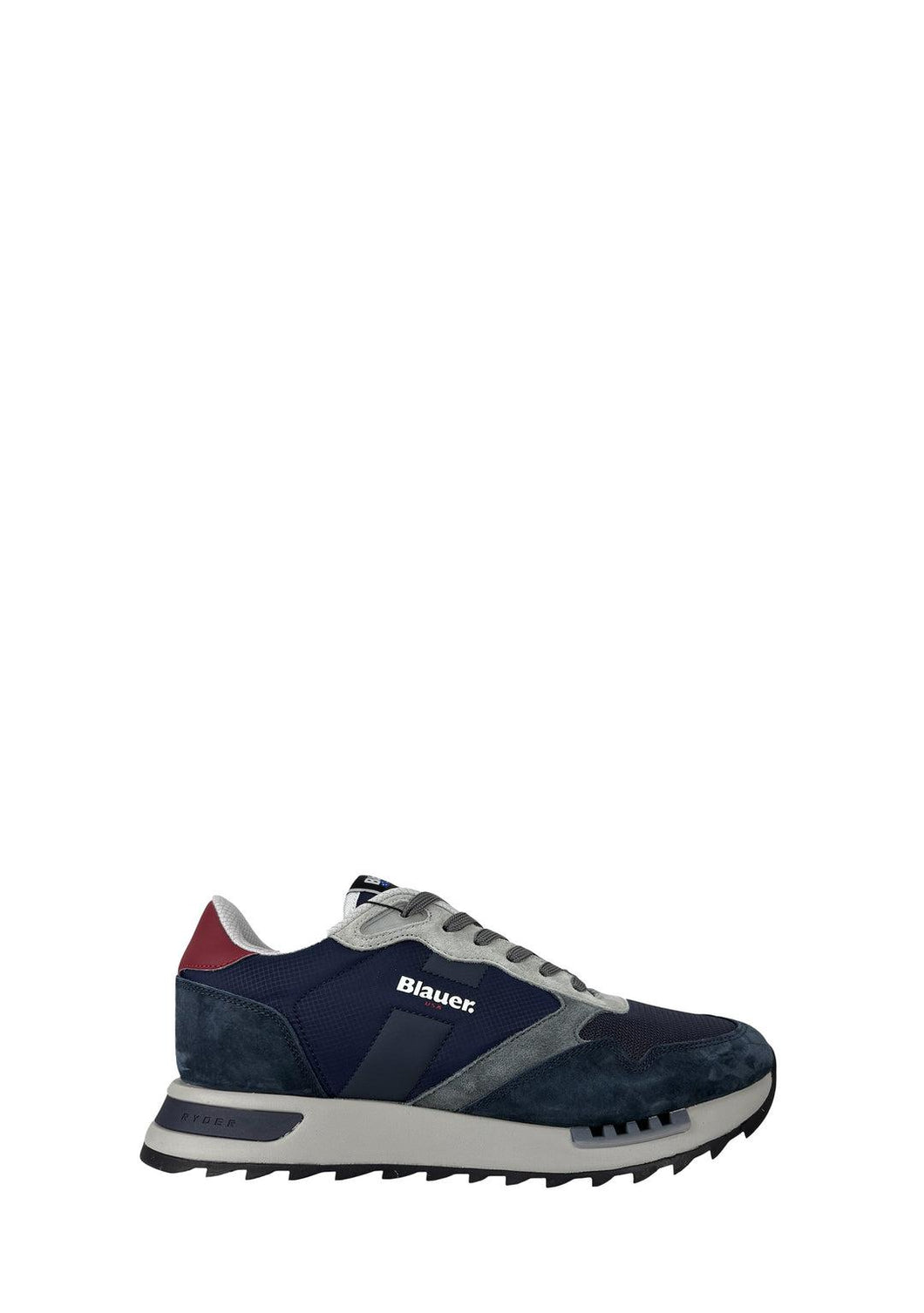 BLAUER Sneakers Uomo RYDER01 BLU / ROSSO