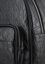 Carica l&#39;immagine nel visualizzatore di Gallery, Armani Exchange zainetto logo all-over nero
