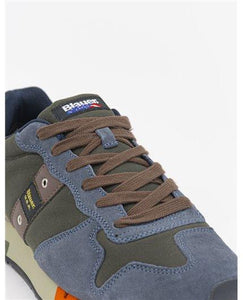 Blauer sneakers F4QUEENS blu e verde militare