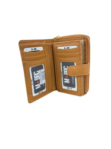 MBRC Portafogli multitasche in pelle cognac