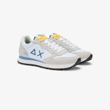 Carica l'immagine nel visualizzatore di Gallery, Sun68 Sneakers Uomo Tom in nylon e suede bianco
