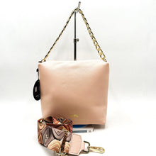 Carica l'immagine nel visualizzatore di Gallery, MBRC Borsa a Tracolla Donna in Pelle rosa con Catena Oro
