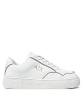 Carica l&#39;immagine nel visualizzatore di Gallery, Armani Exchange Sneakers bianche con glitter
