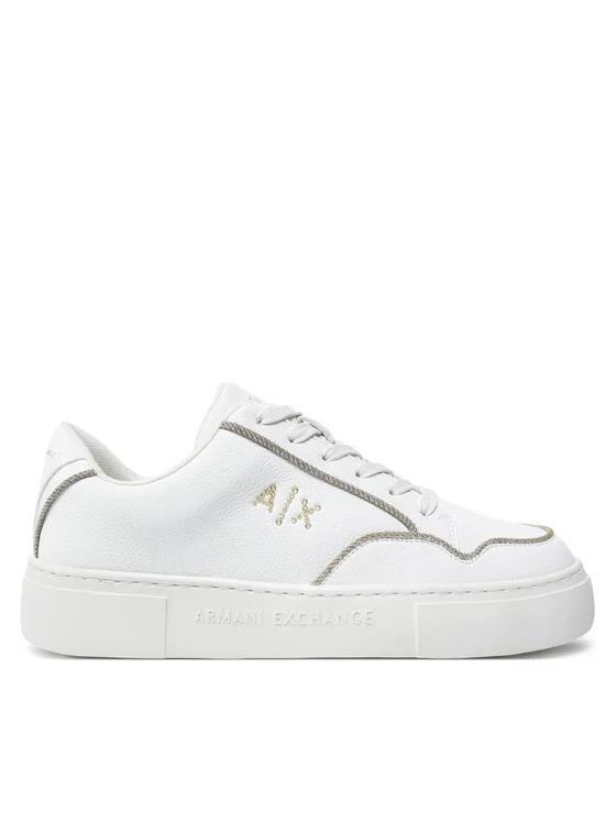 Armani Exchange Sneakers bianche con glitter