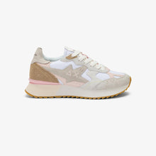Carica l'immagine nel visualizzatore di Gallery, Sun68 Sneakers donna Stargirl Multicolor in suede e nylon bianco
