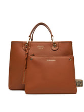 Carica l'immagine nel visualizzatore di Gallery, Emporio Armani Shopper MyEA Bag media stampa cervo cuoio
