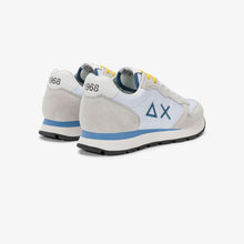 Carica l'immagine nel visualizzatore di Gallery, Sun68 Sneakers Uomo Tom in nylon e suede bianco
