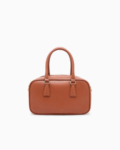 Armani Exchange borsa piccola bauletto color cuoio