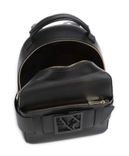 Carica l'immagine nel visualizzatore di Gallery, Armani Exchange zainetto nero donna liscio logo frontale
