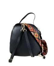 Carica l&#39;immagine nel visualizzatore di Gallery, MBRC zaino donna nero in pelle OBONA
