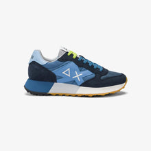 Carica l&#39;immagine nel visualizzatore di Gallery, Sun68 sneakers JAKI 2.0 SOLID BICOLOR NAVY BLUE/AVIO SCURO
