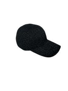 Armani Exchange cappello con visiera brillantinato nero