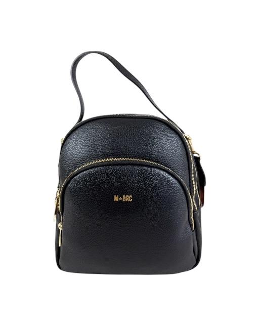 MBRC zaino donna nero in pelle OBONA