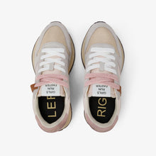 Carica l'immagine nel visualizzatore di Gallery, Sun68 Sneakers donna Ally Vintage in suede e nylon porcellana ricami floreali
