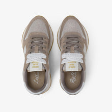 Carica l'immagine nel visualizzatore di Gallery, Sun68 Sneakers donna Ally Glitter in suede e lurex stone
