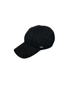 Armani Exchange cappello con visiera brillantinato nero