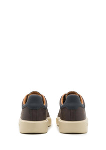 BLAUER Sneakers Uomo BUCK01 MARRONE SCURO/BLU