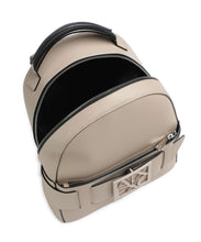 Carica l'immagine nel visualizzatore di Gallery, Armani Exchange zainetto sabbia donna liscio logo frontale
