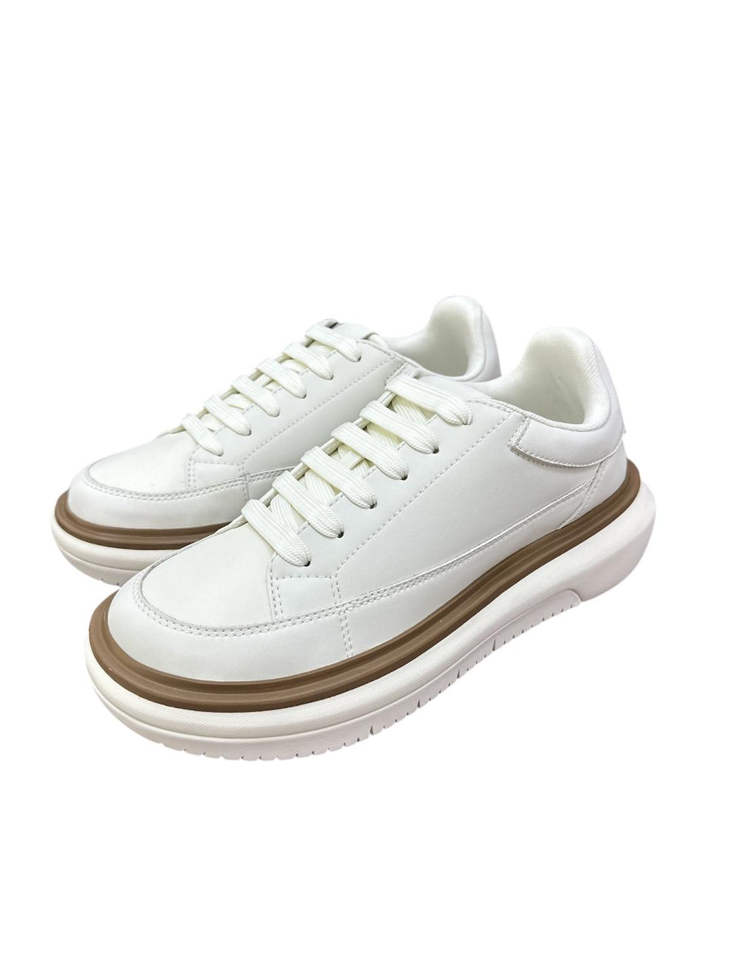 Emporio Armani Sneakers in pelle uomo bianche con maxi aquila bluette