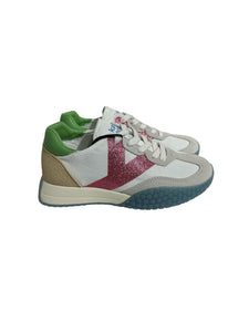 Keh noo sneakers donna bianche inserti multicolore