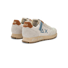 Carica l'immagine nel visualizzatore di Gallery, Sun68 Sneakers Uomo Tom Vintage in nylon e suede bianco panna
