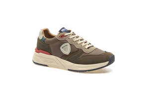 Blauer sneakers F4RAY02 grigio scuro e verde militare