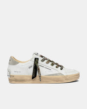 Carica l'immagine nel visualizzatore di Gallery, CRIME LONDON sneakers uomo sk8 deluxe urban bianche lacci camouflage
