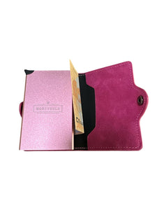 moneyhold portacarte medio fucsia