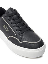 Carica l&#39;immagine nel visualizzatore di Gallery, Armani Exchange Sneakers nere con glitter
