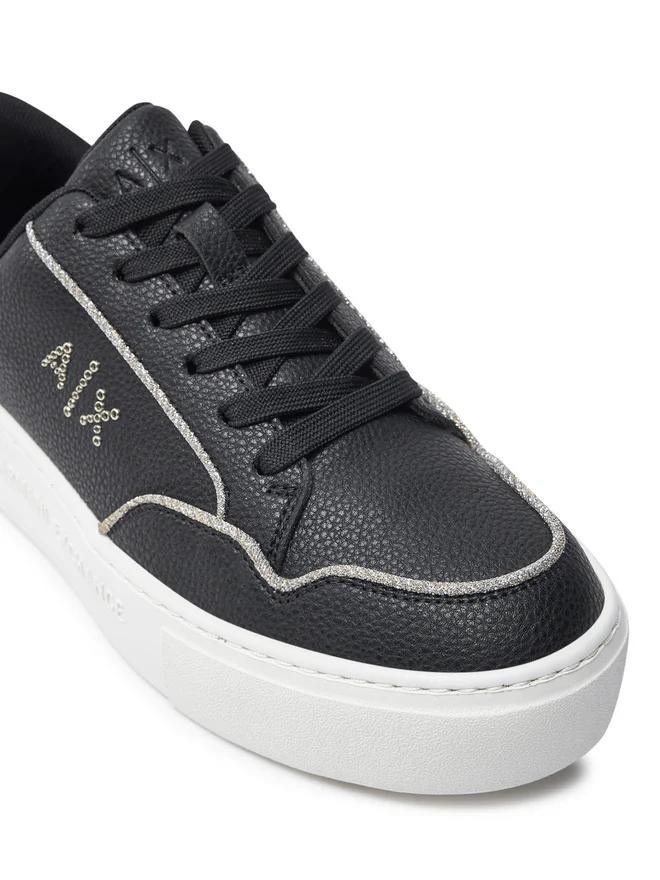 Armani Exchange Sneakers nere con glitter