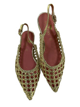 Carica l'immagine nel visualizzatore di Gallery, Braccialini slingback donna traforate oro
