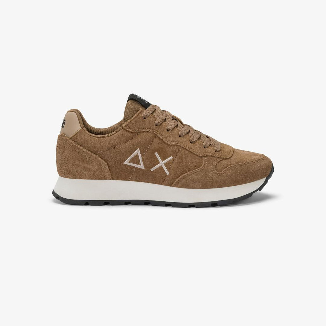 Sun68 Sneakers Uomo Tom in suede volpe