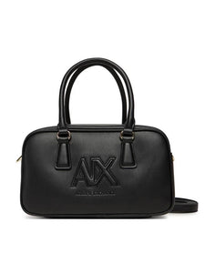 Armani Exchange borsa media bauletto nero