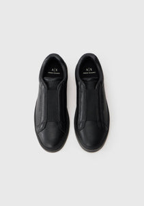 Armani Exchange Sneakers uomo nere basse slip-on