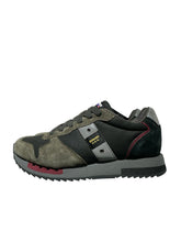 Carica l&#39;immagine nel visualizzatore di Gallery, BLAUER Sneakers Uomo F5QUEENS01 MARRONE SCURO/VERDE MILITARE

