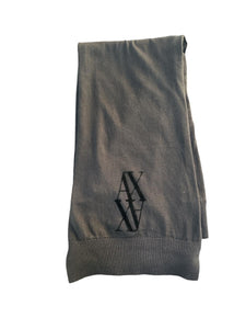 Armani Exchange Sciarpa nera con logo